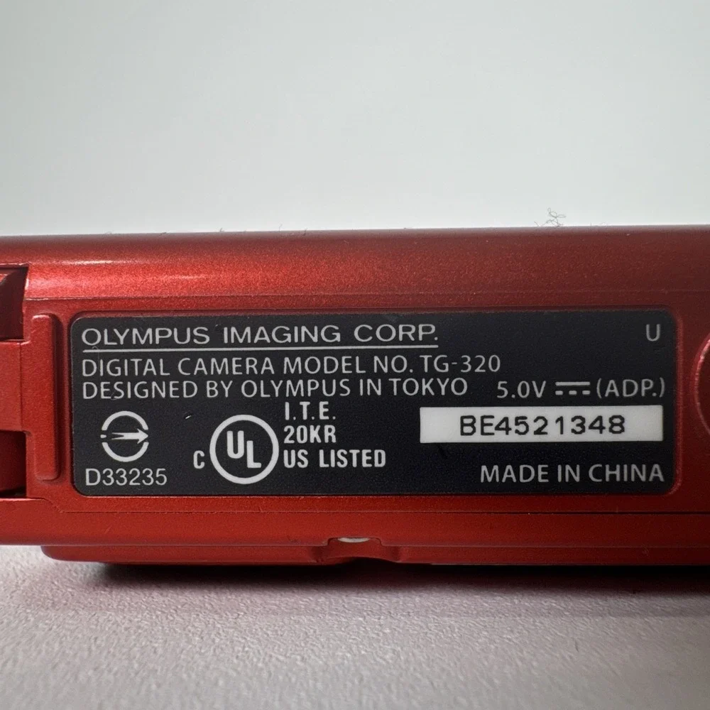 Olympus Tough TG-320 Digital Camera Only - Tested, READ‎ DESCRIPTION